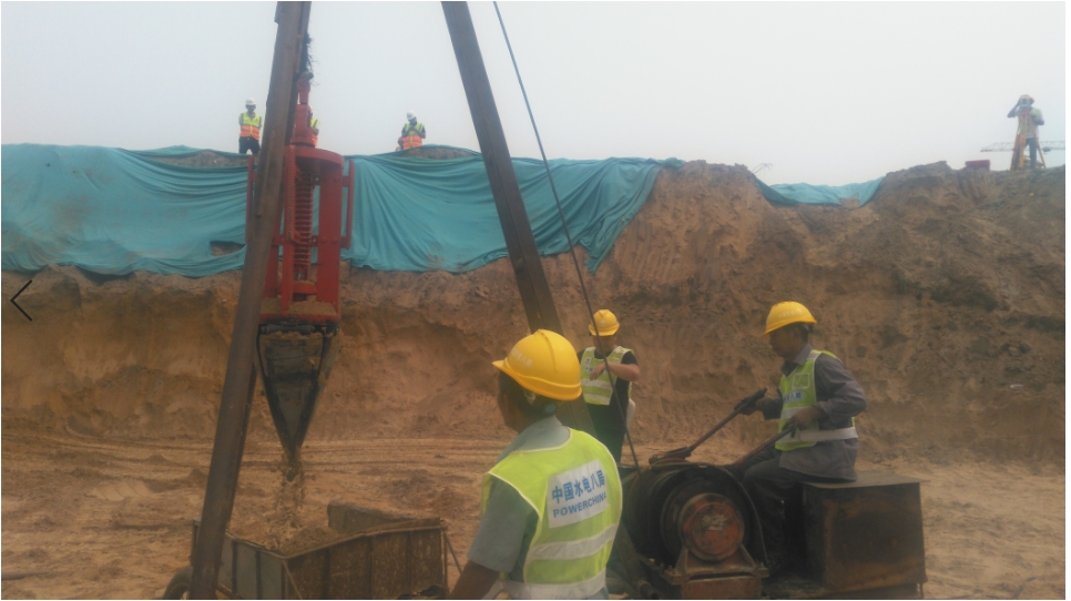 洛阳铲桩地质沙层专业基础处理項目